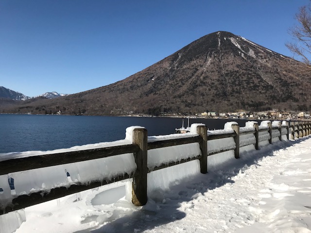 歌が浜のしぶき氷