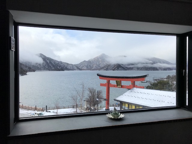 今年初の雪景色(^^)