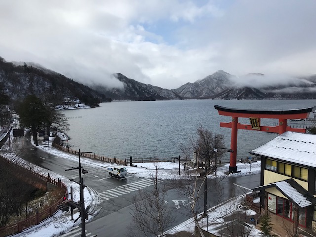 今年初の雪景色(^^)