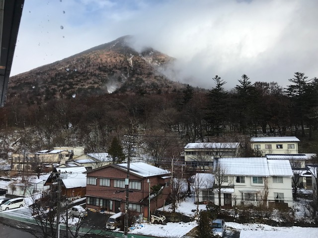 今年初の雪景色(^^)