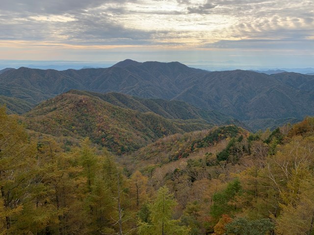 中禅寺湖展望台～半月山展望台の紅葉