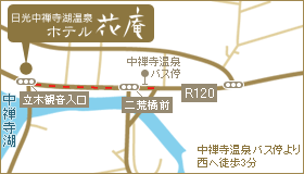 バス停より徒歩でお越しの場合図