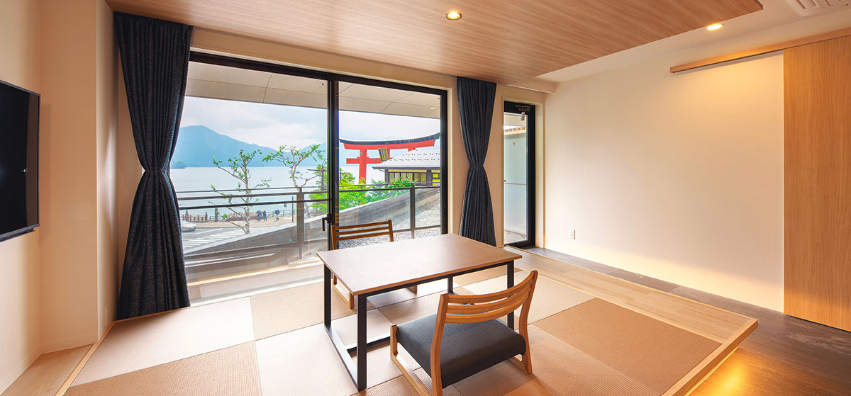 露天風呂付客室 | お部屋 | ホテル花庵 | 中禅寺湖温泉【公式】